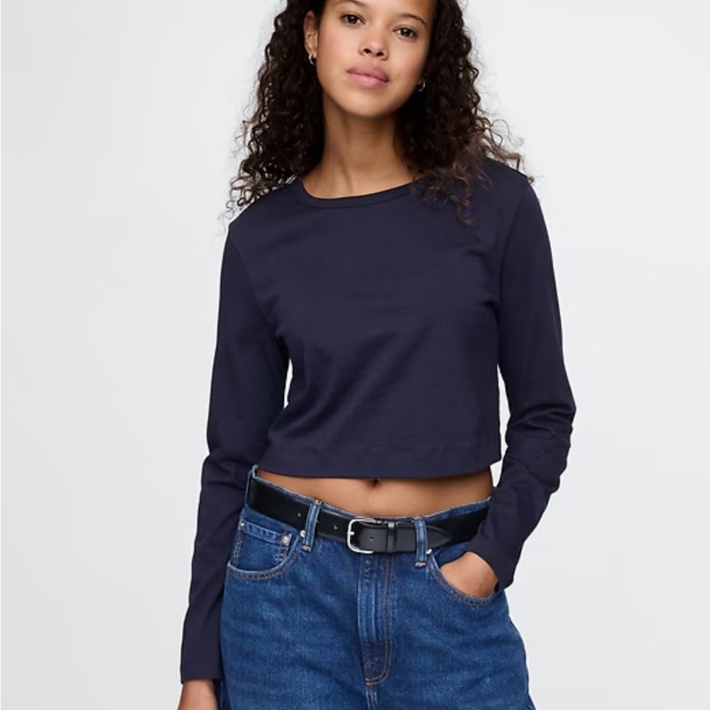 Gap Organic Cotton VintageSoft Crop T-Shirt